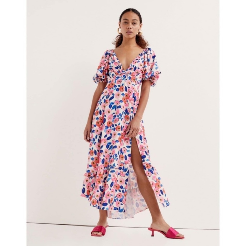 For Love And Lemons Gianna Midi Dress Size M